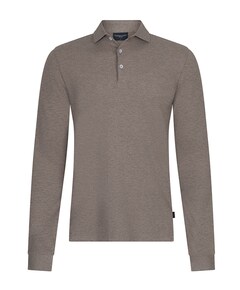 Heren polo beige