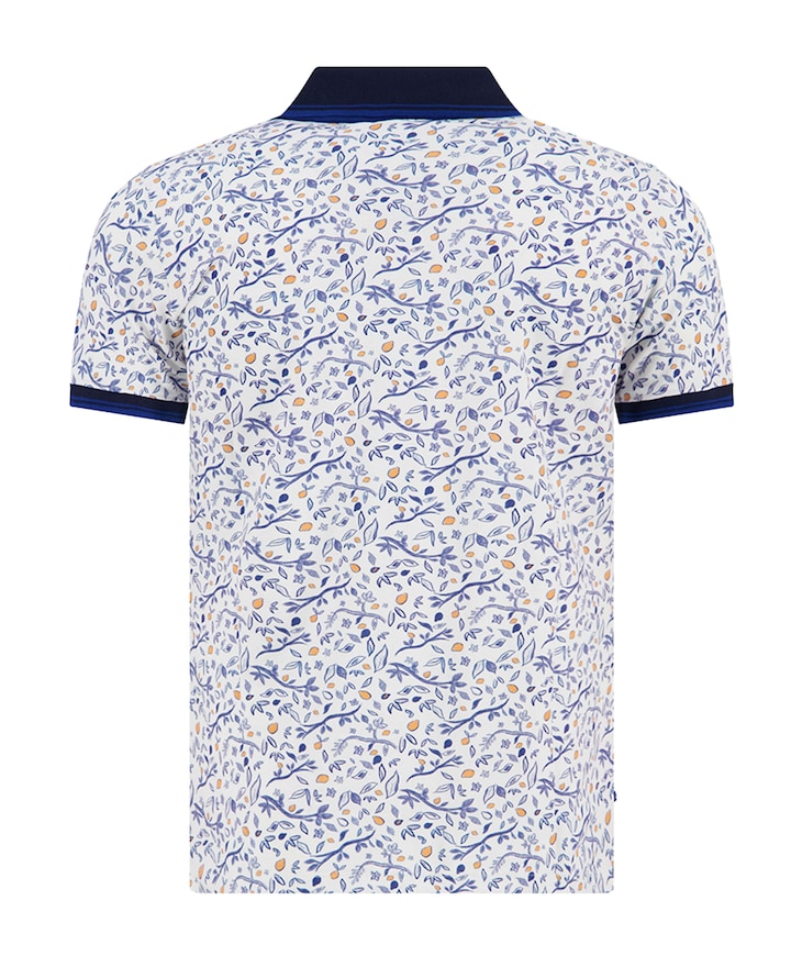 Heren polo blauw
