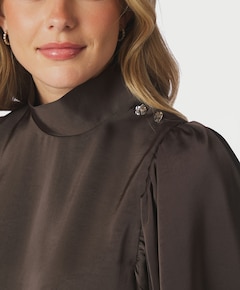 Dames blouse bruin