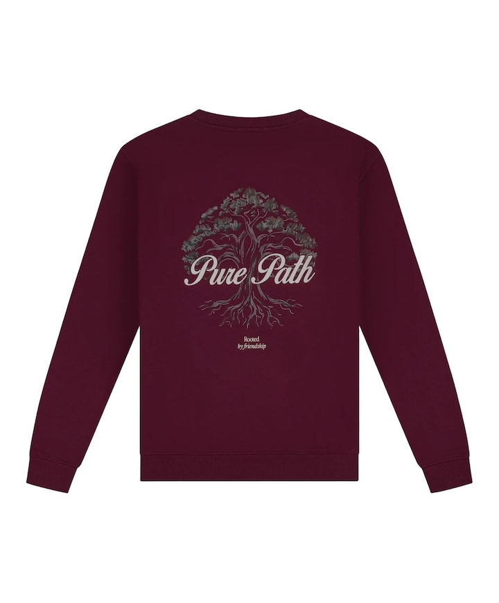 Heren sweater rood
