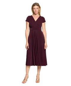 Dames jurk bordeaux