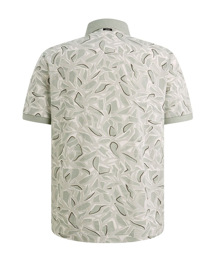 Heren polo grijs