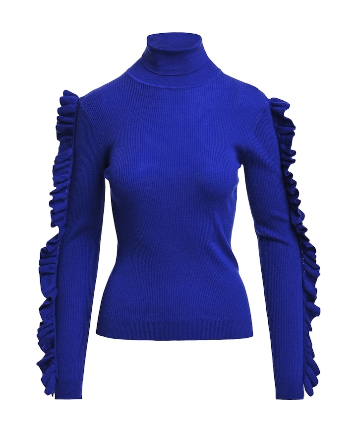 Dames trui blauw