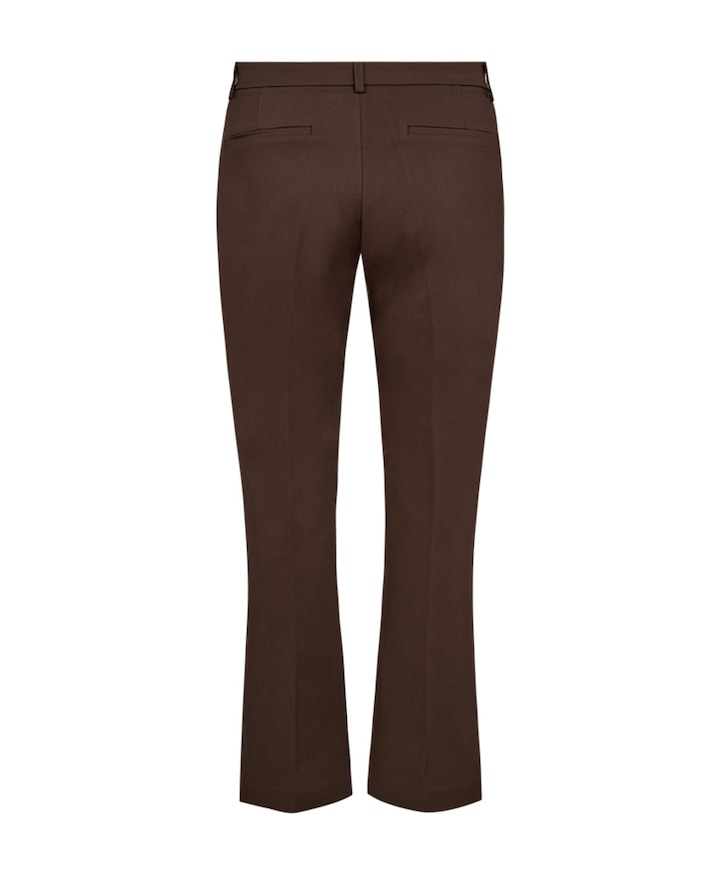 FQIsadora-pa-bootcut dames pantalon bruin