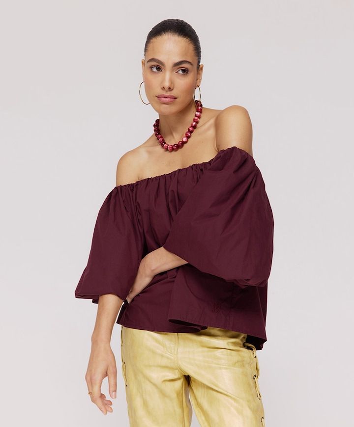Blouse bordeaux