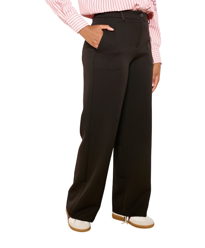 P-TWILLWID2E pantalon bruin