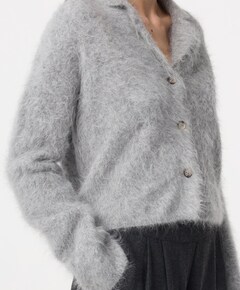 Dames vest grijs