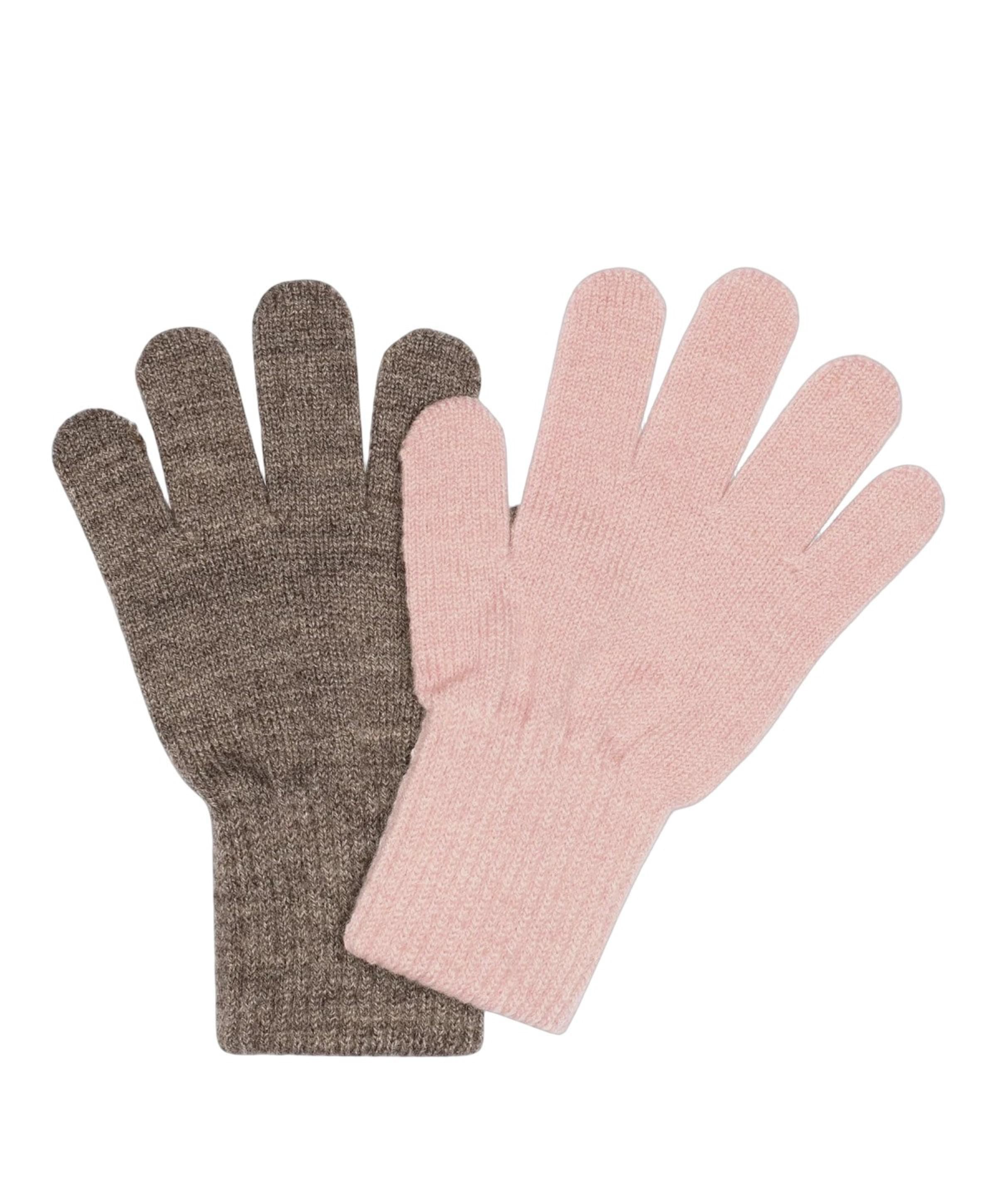 Uniseks handschoenen 2-pack  bruin