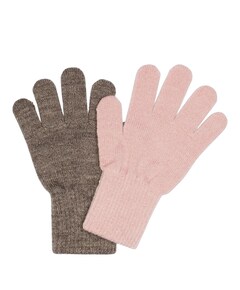 Uniseks handschoenen 2-pack  bruin