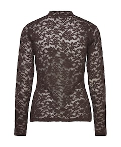 Dames longsleeve bruin