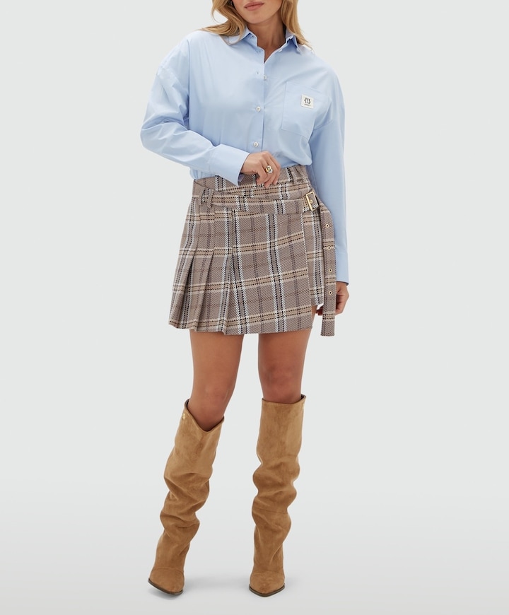 Dames rok beige