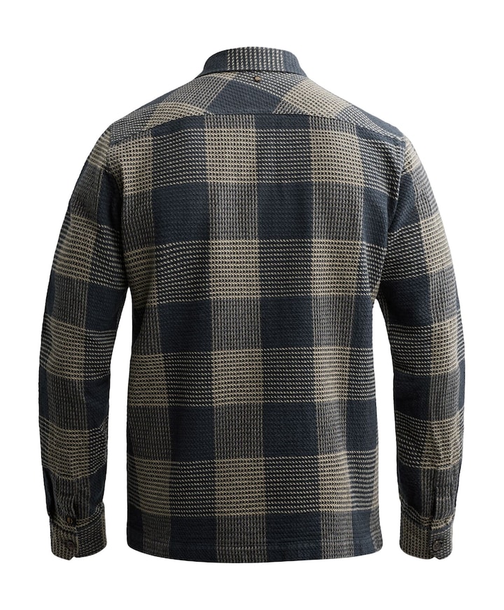 Heren overshirt blauw