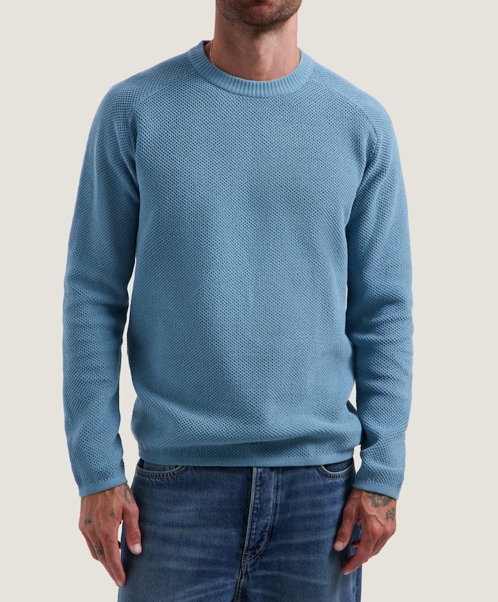 Heren trui blauw