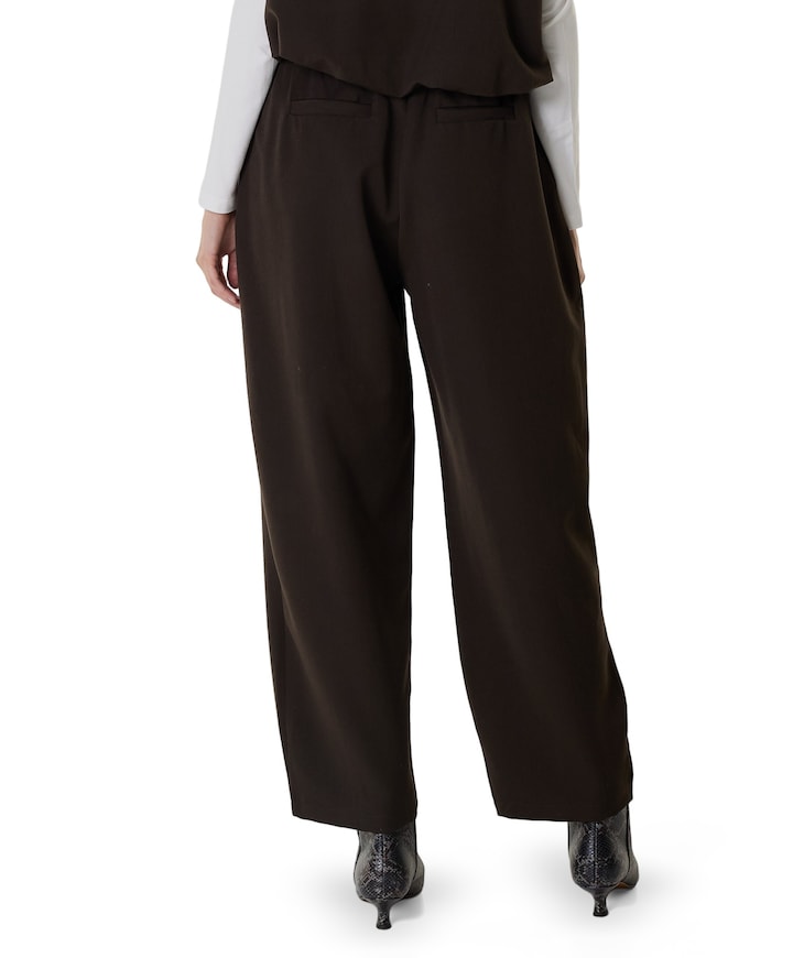 Barrel dames broek bruin