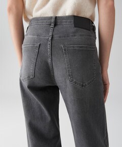 Minah palazzo dames jeans grijs