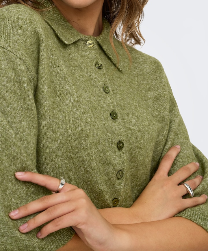 Dames vest groen