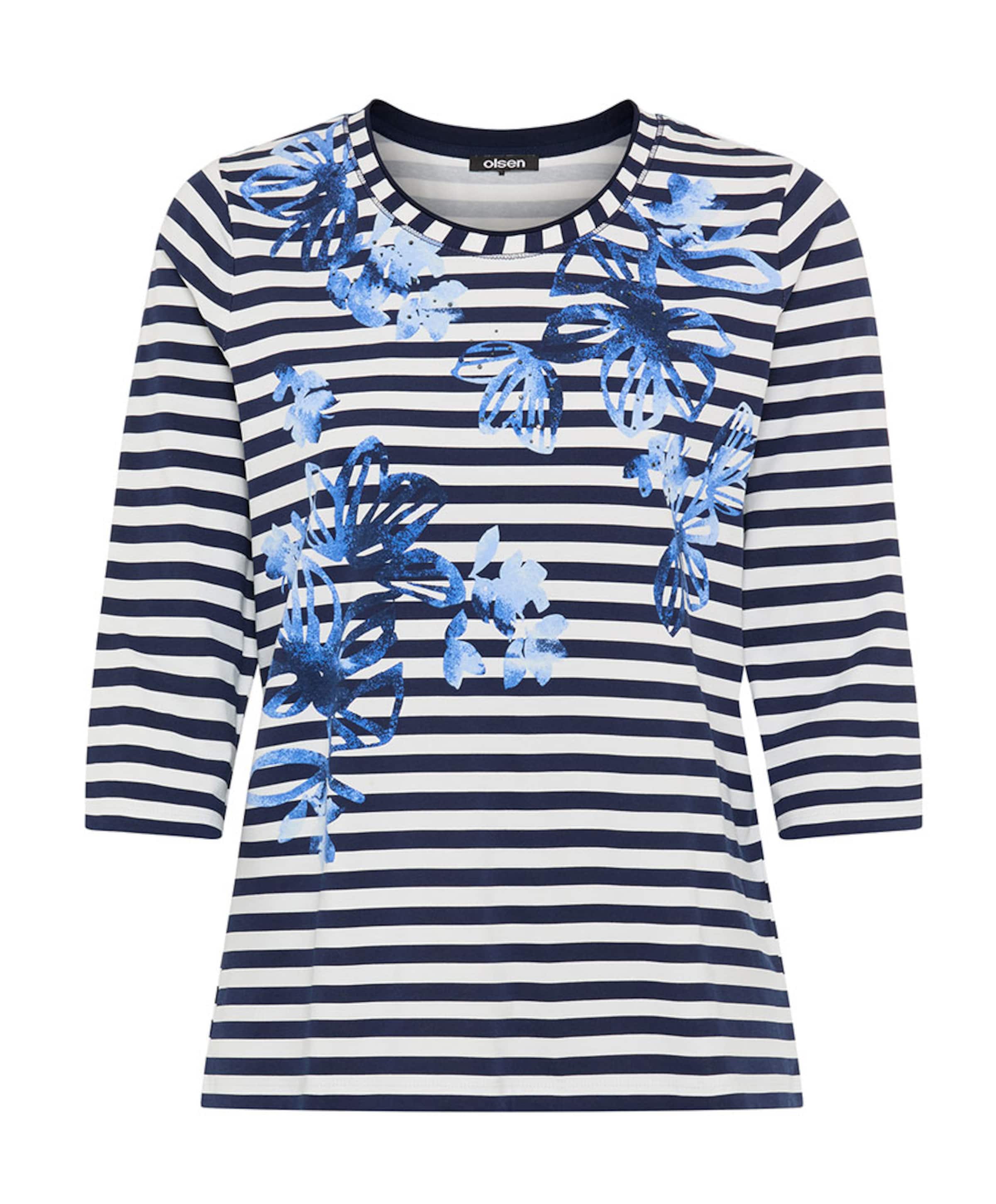 Dames longsleeve blauw