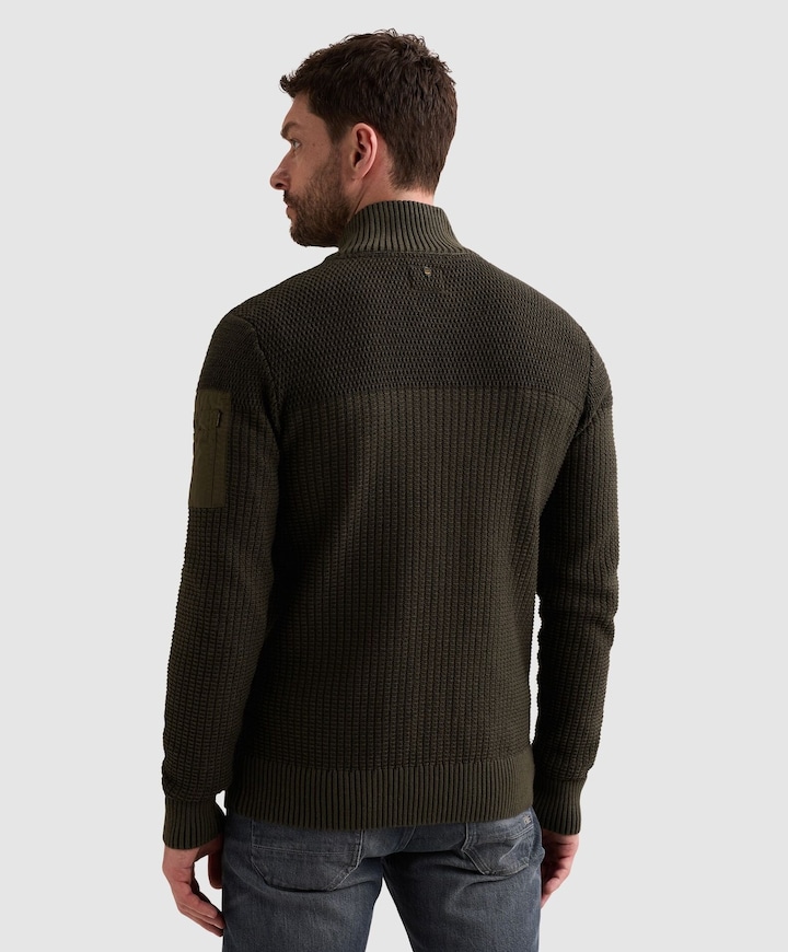 Heren vest grijs