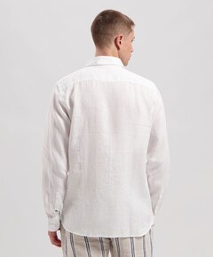 Heren overhemd lange mouw wit
