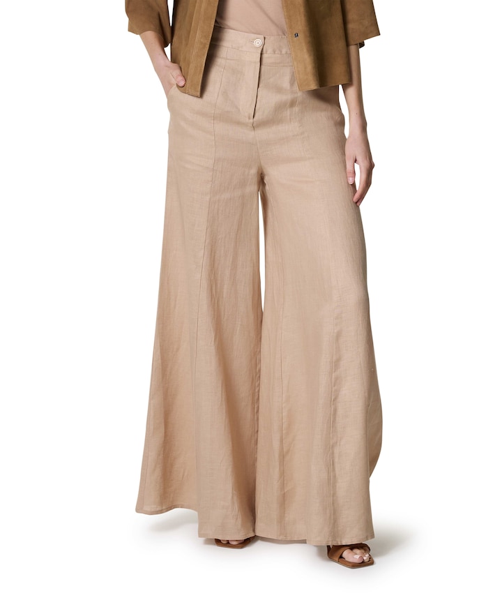 dames pantalon beige