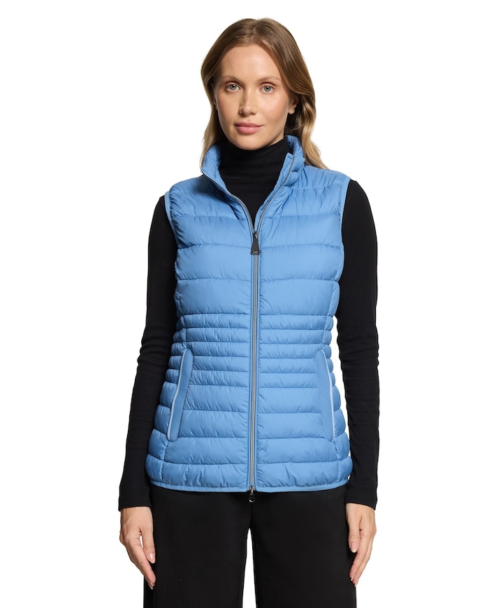 Dames bodywarmer blauw