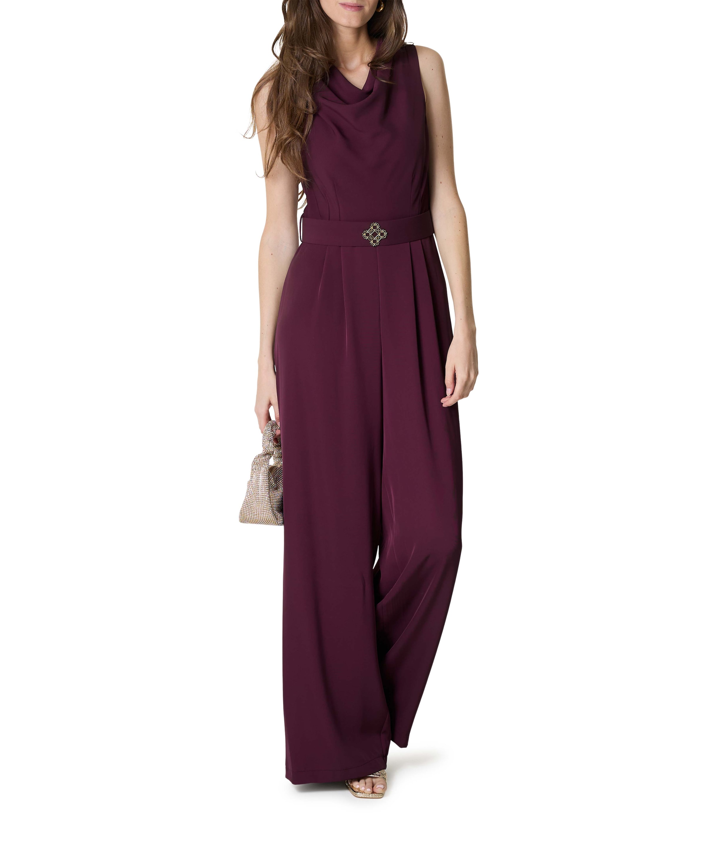 DIANA B-219/26 Tuta dames jumpsuit bordeaux
