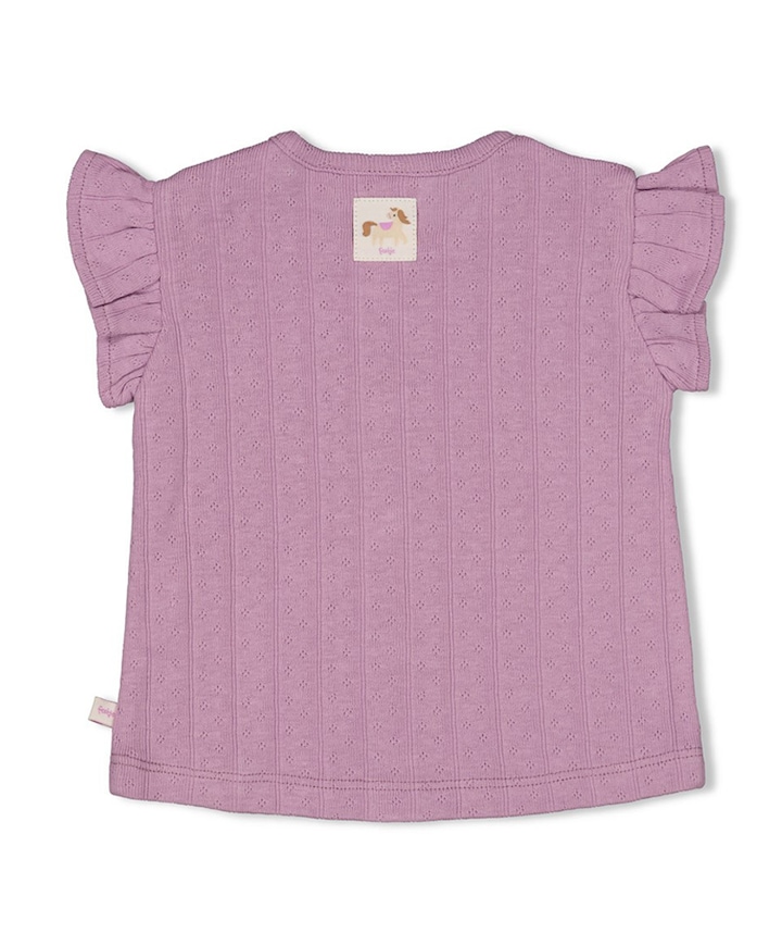 Meisjes t-shirt paars