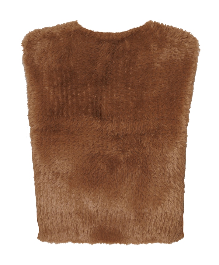 Dames gilet bruin