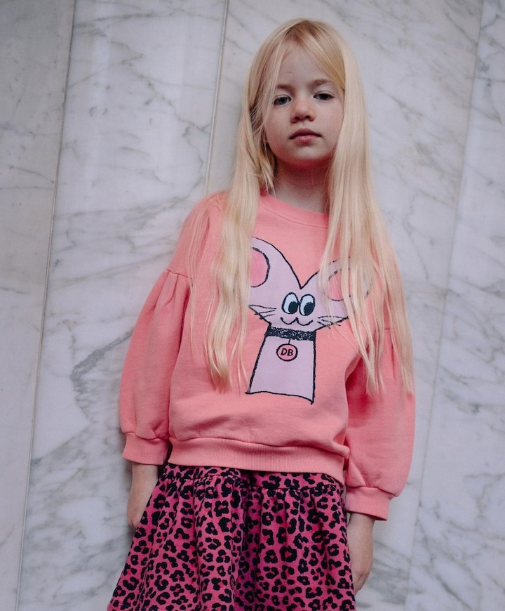 Meisjes sweater roze