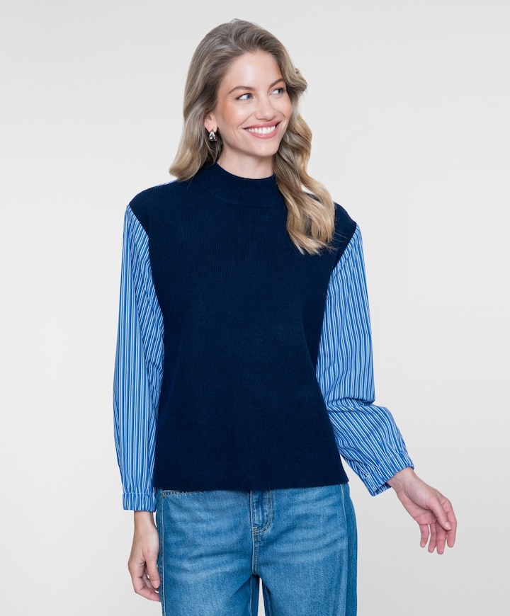 Dames trui blauw