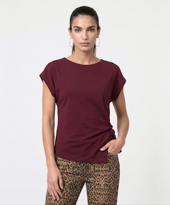 Dames T-shirt bordeaux