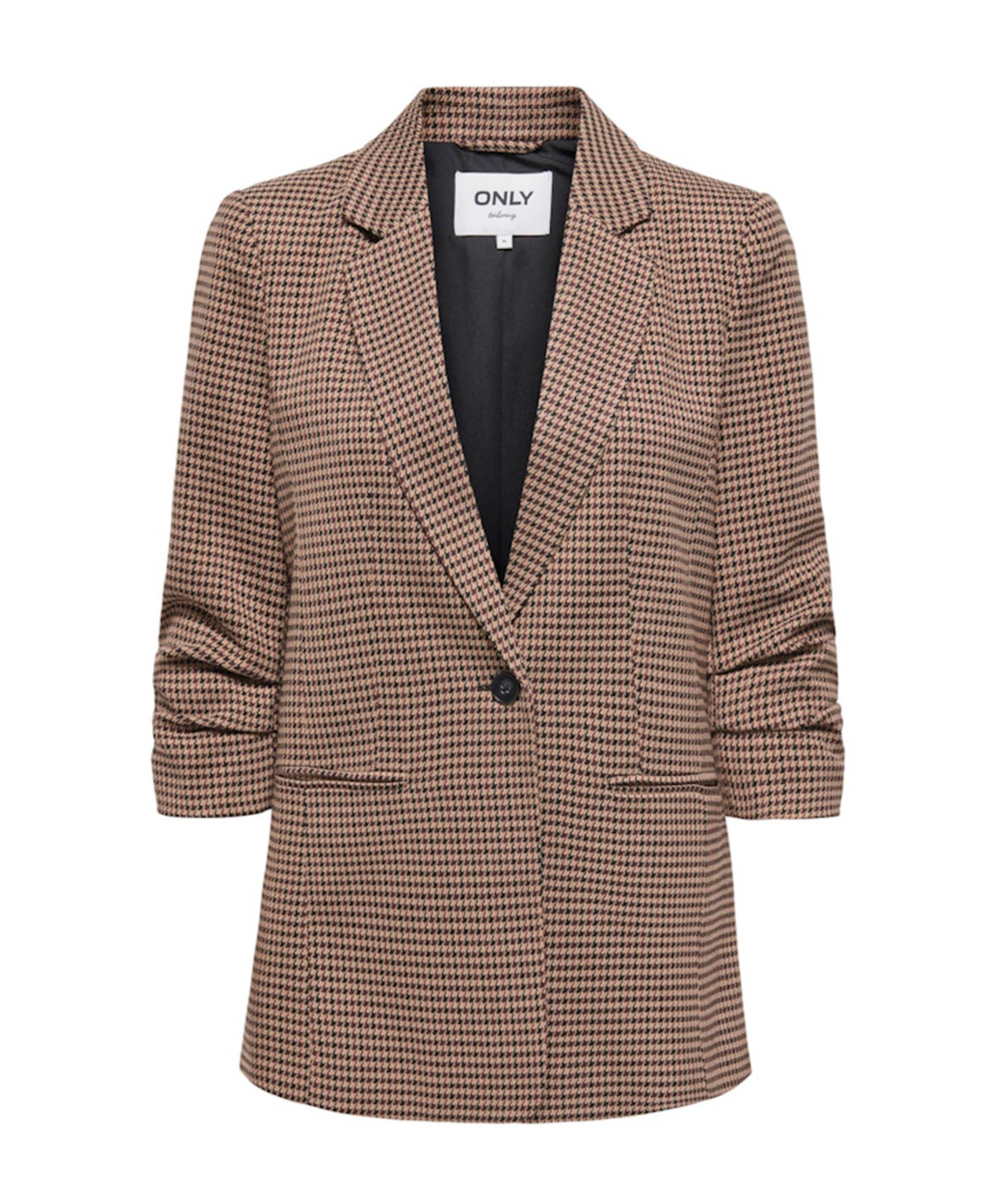 Dames blazer bruin