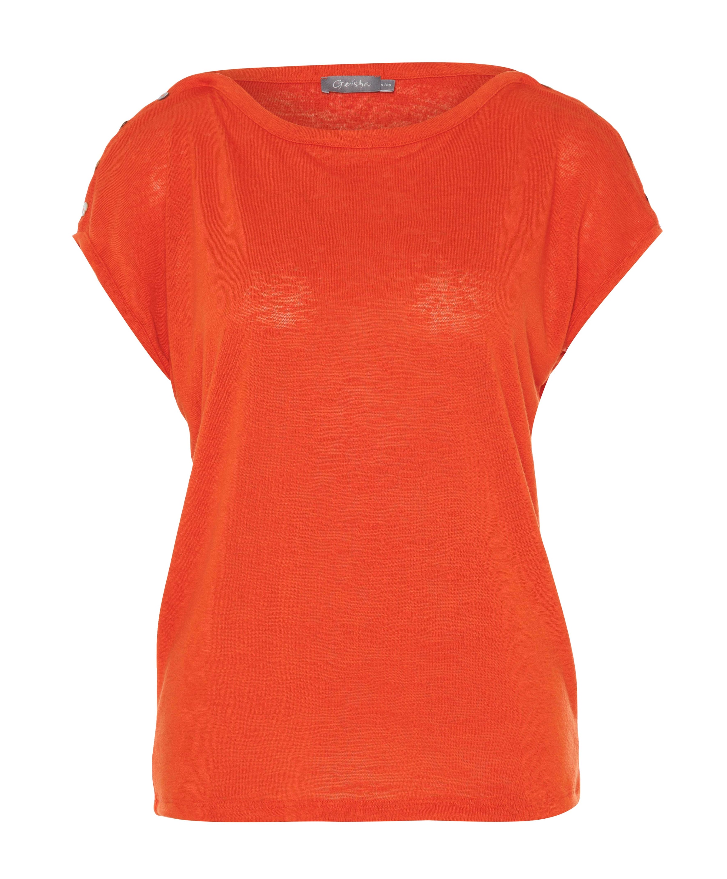 Dames T-shirt oranje