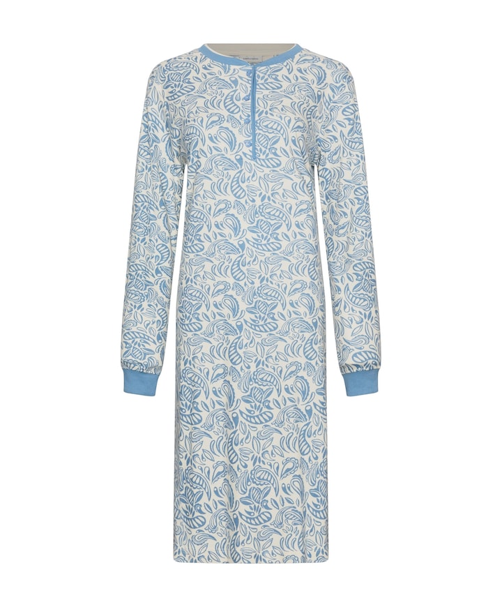 Dames nachthemd blauw