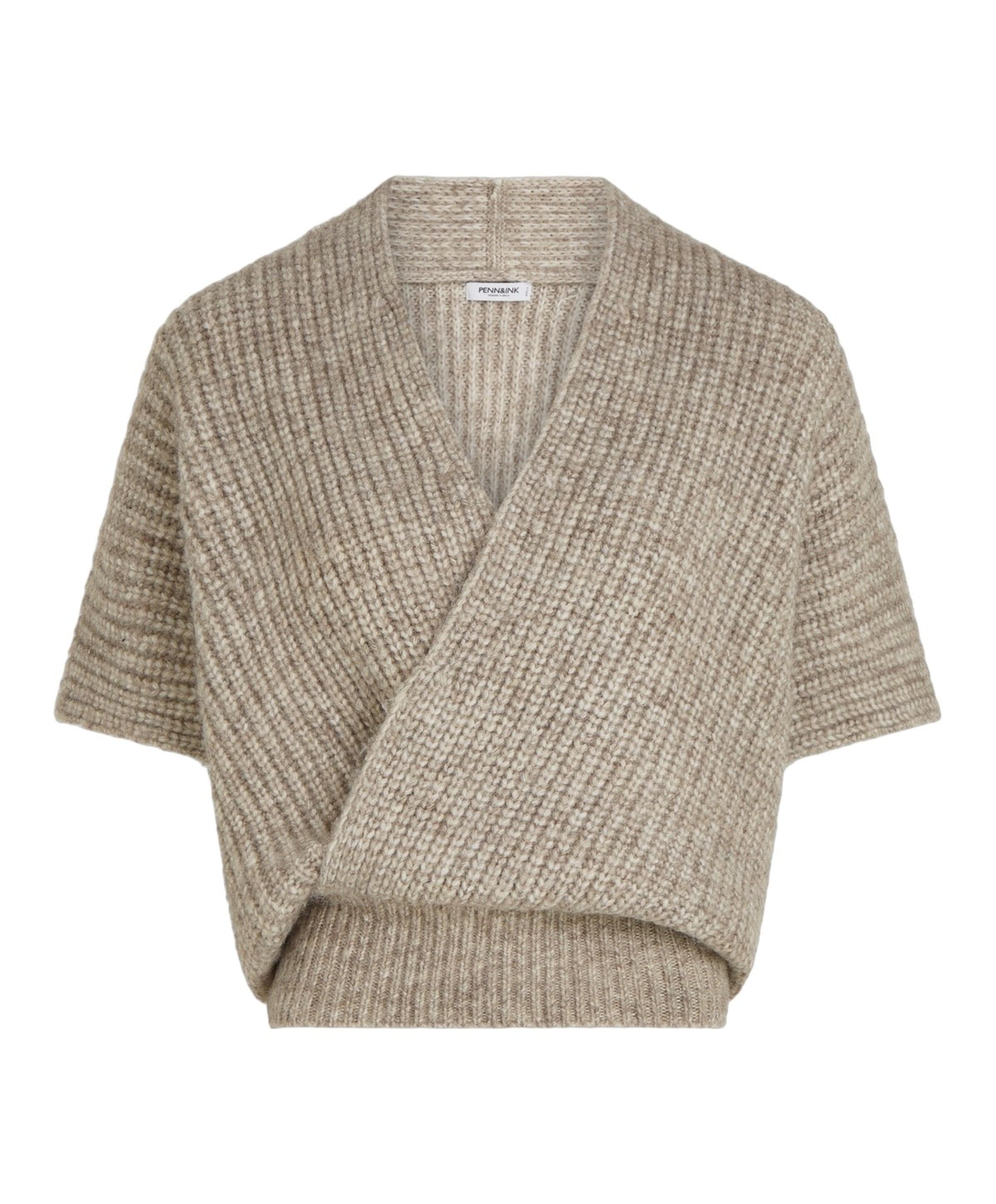 Dames vest bruin