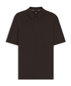 Heren polo bruin