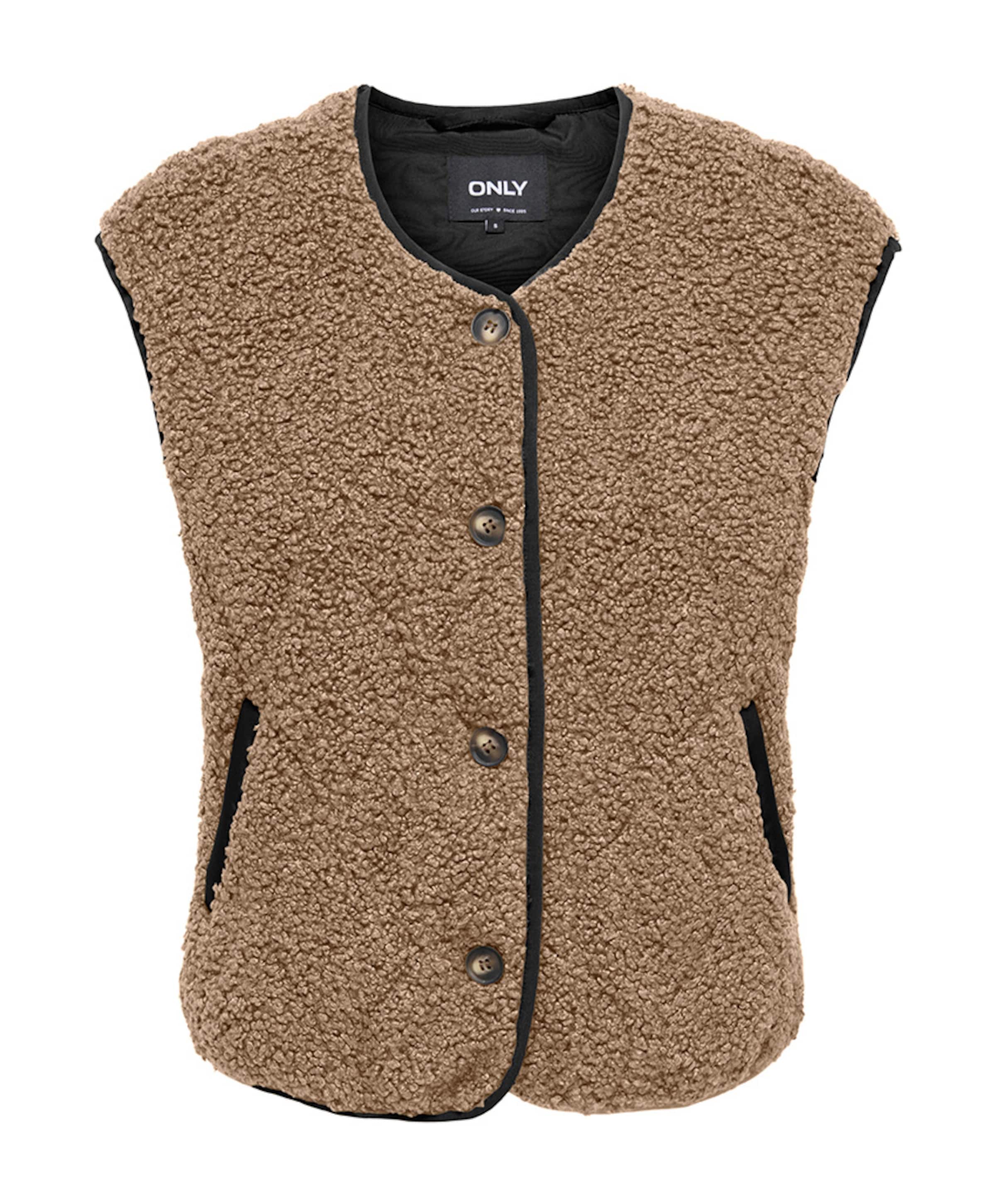 Dames gilet bruin