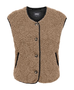 Dames gilet bruin