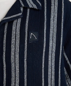 Heren overshirt blauw