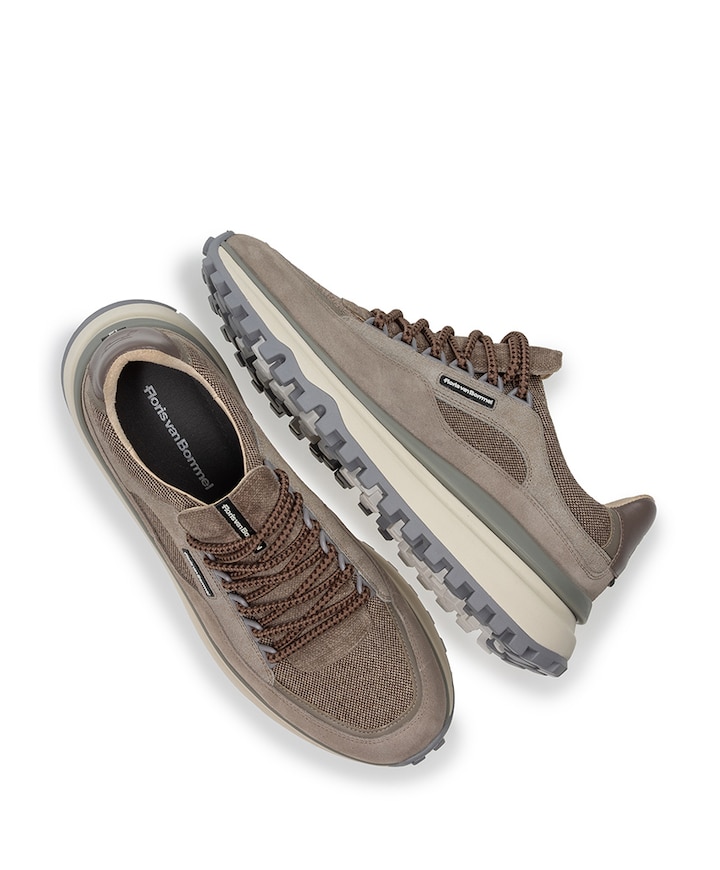 heren sneakers bruin