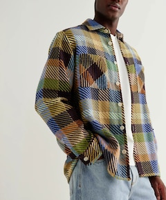 Heren overshirt groen