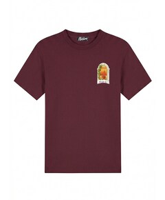 Heren T-shirt bordeaux