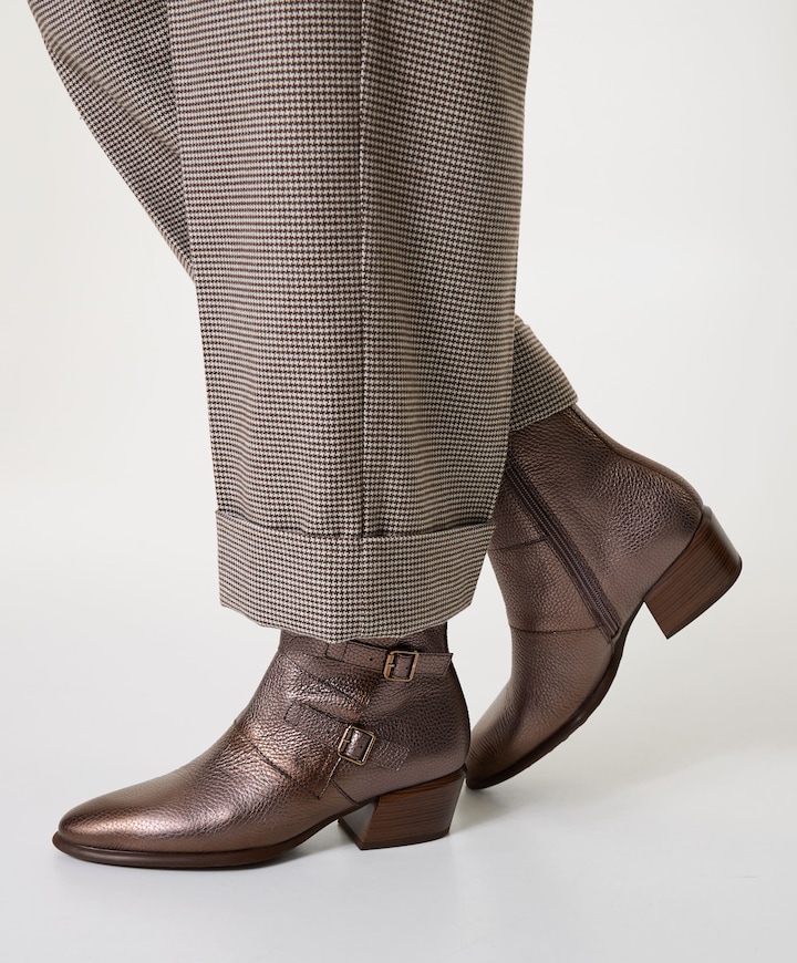 Verona enkellaarzen bruin