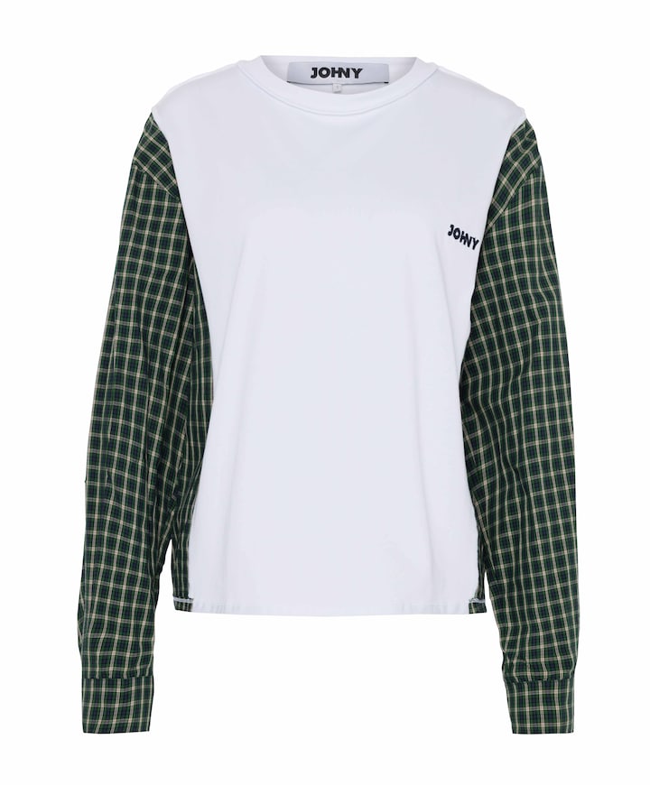 Dames longsleeve ecru