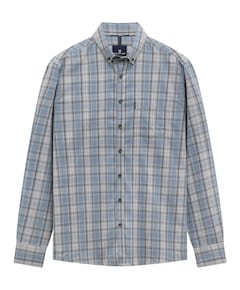 Heren overshirt blauw