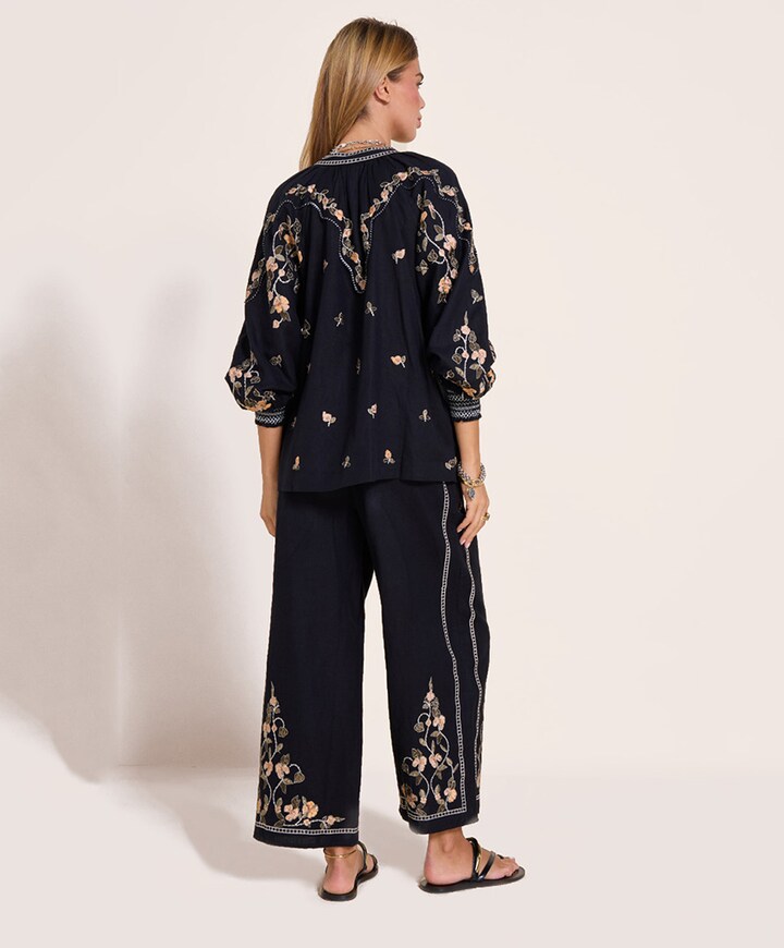 Blouse zwart