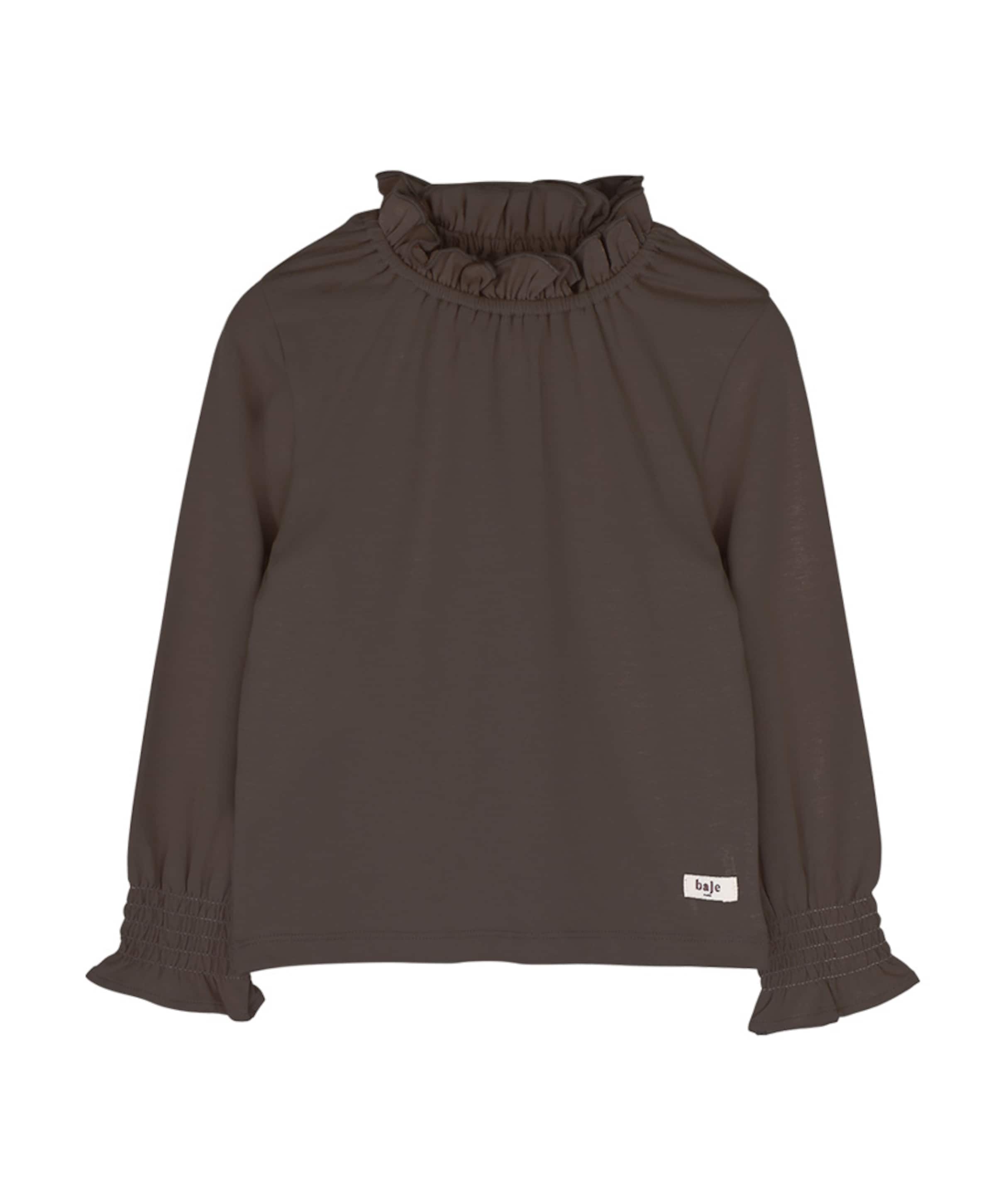 Meisjes longsleeve bruin