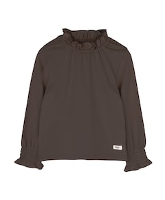Meisjes longsleeve bruin