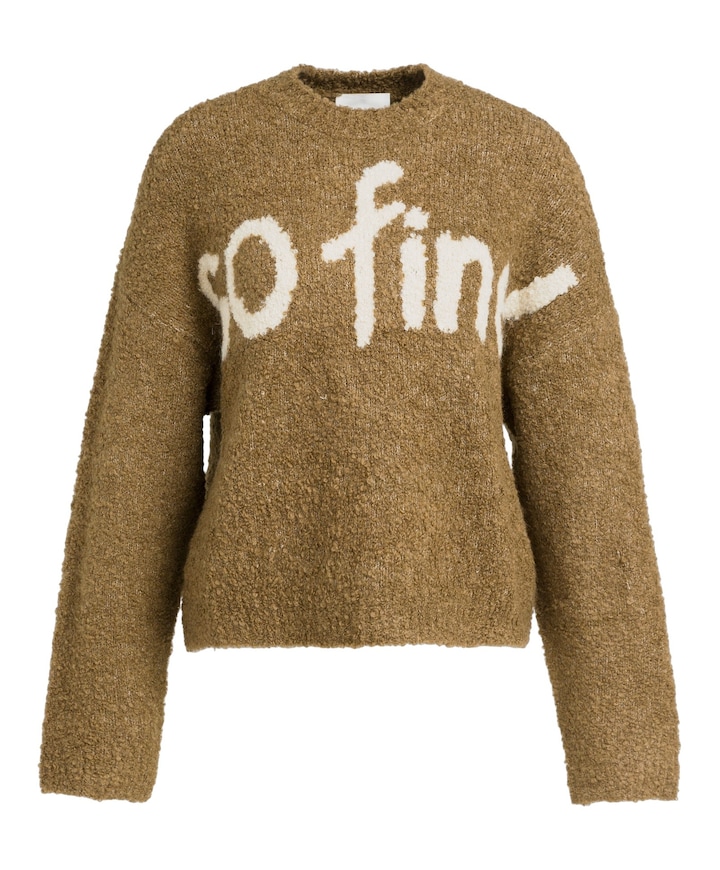 Dames trui beige