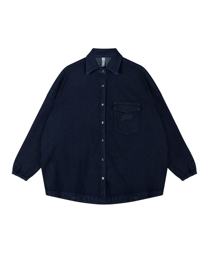 Dames blouse blauw